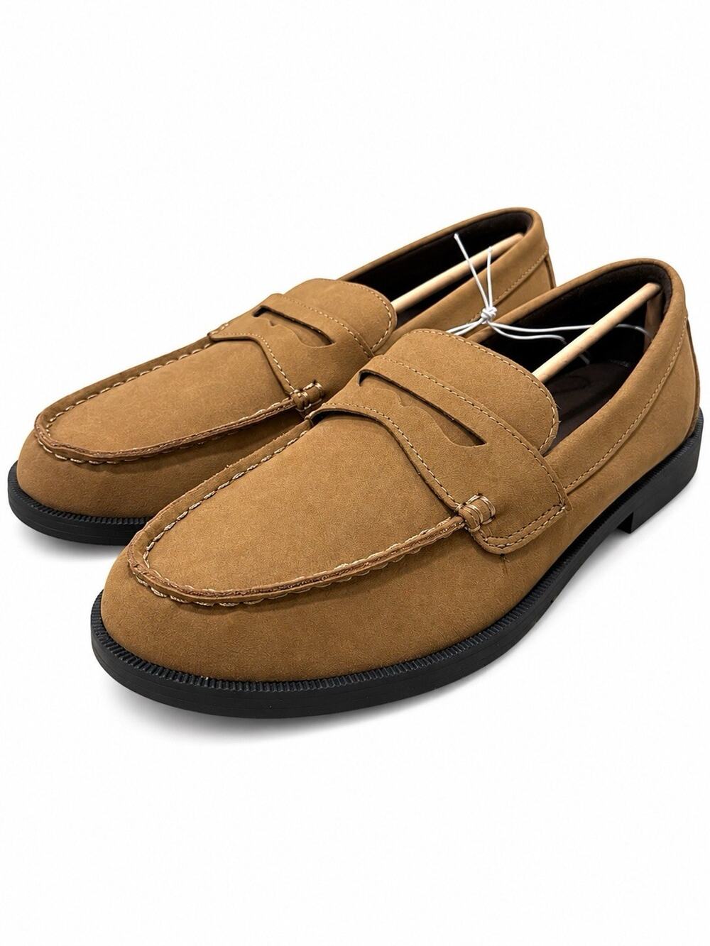 Goodfellow & Co Men’s Size 8 Brown Suede Penny Loafers Dress Shoes New